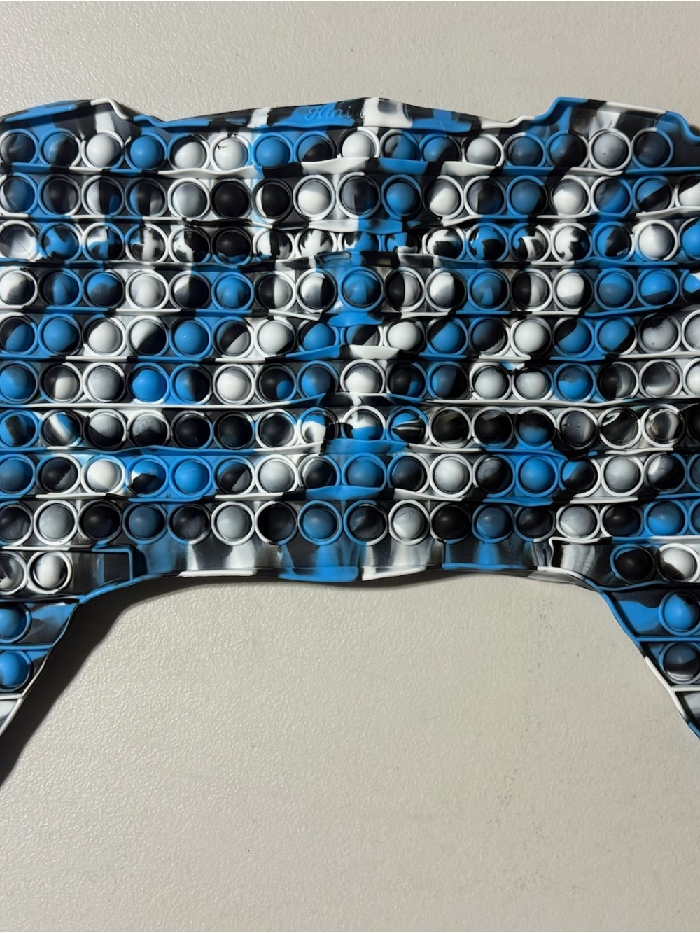 Blue, Black & White Pop-It Fidget Toy
